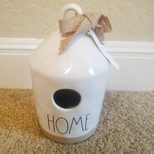Rae Dunn Round HOME Birdhouse